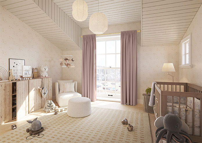 Stamford, Rosedust - Made to Measure Curtains - Image 8